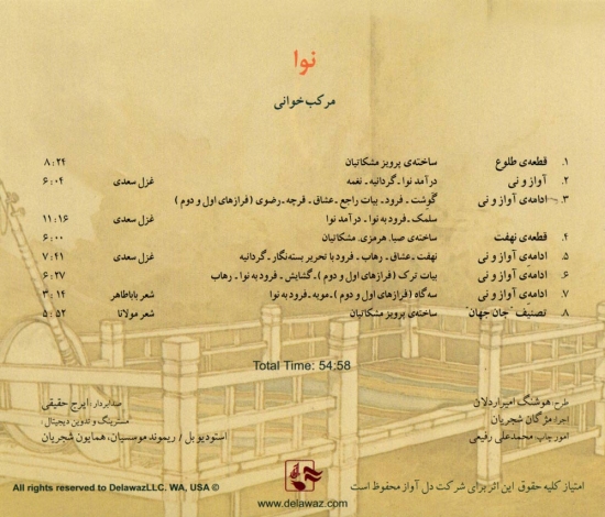 دانلود آلبوم محمدرضا شجریان نوا مرکب خوانی